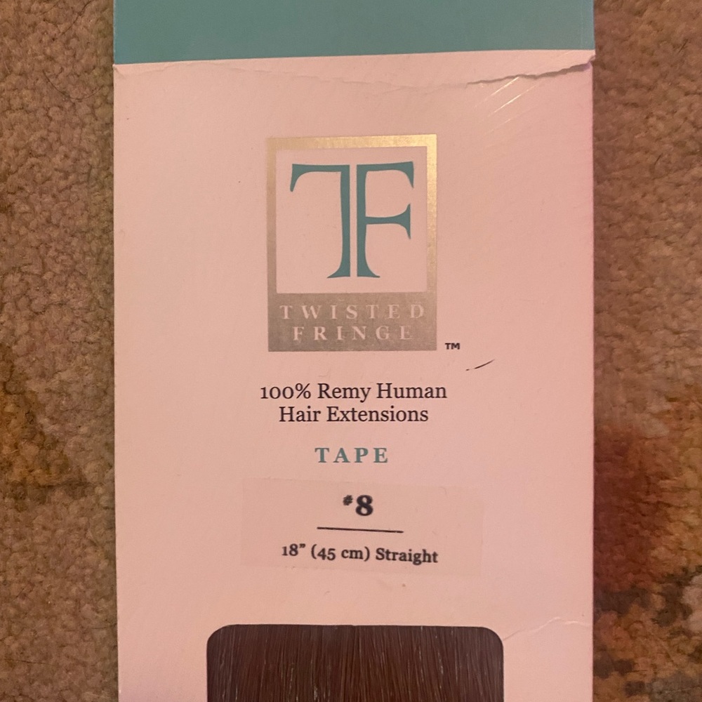 Twisted Fringe 18” (45cm) Tape in hair extensions